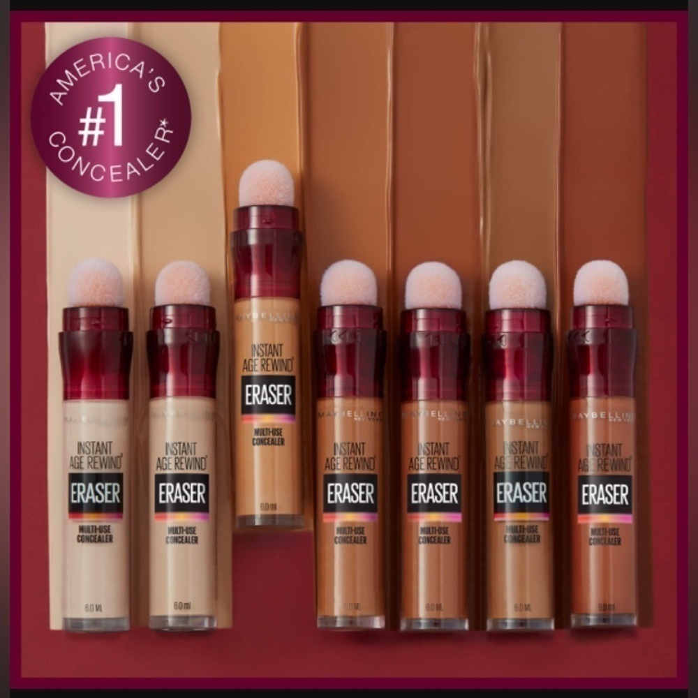 2x Maybelline ERASER INSTANT AGE REWIND Multi-use CONCEALER; DEEP BRON… - Picture 7 of 8